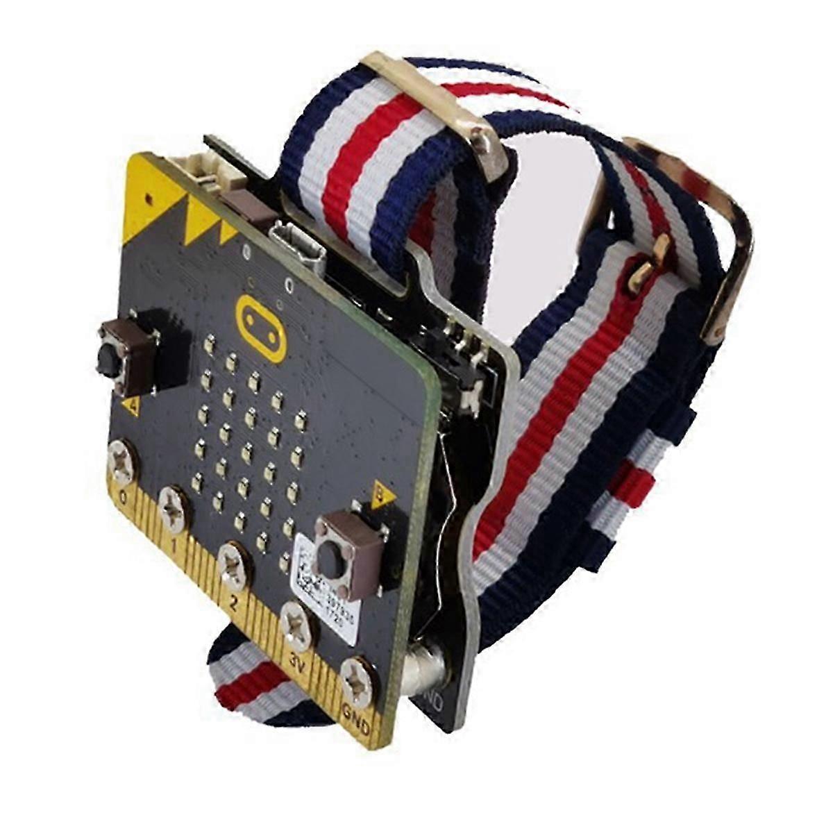 Für Microbit V2 Development Board Programmierbare Uhr Wearable Kit Wear: Bit Scratch für Schule DIY Programmierkit