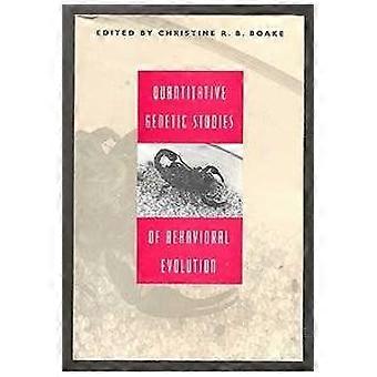 Quantitative Genetic Studies of Behavioral Evolution