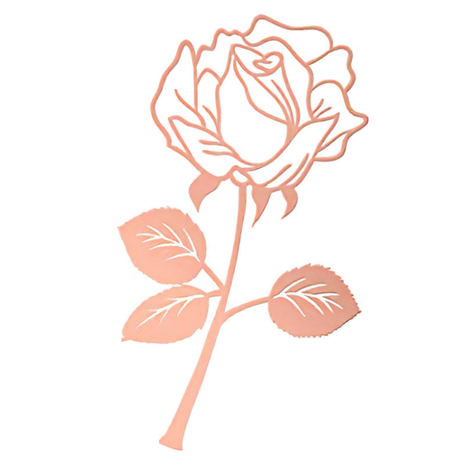 Delicate Metal Bookmark Flower Shaped Bookmark for Marking