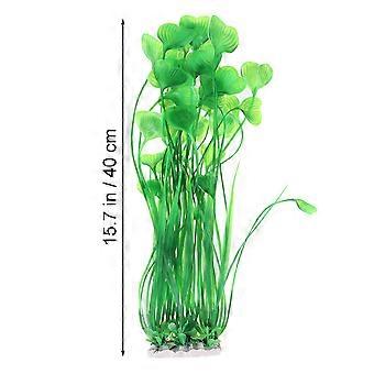 Aquarium Fish Tank Grass for Decor 2Pcs Green Artificial Plants