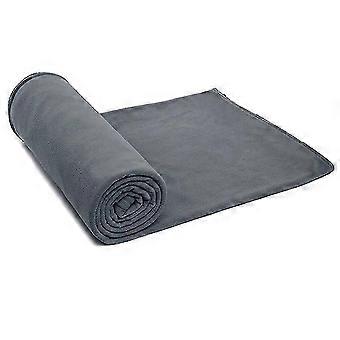 Forro de saco de dormir aconchegante e quente em fleece para camping e trilhas, cobertor/edredom de poliéster.