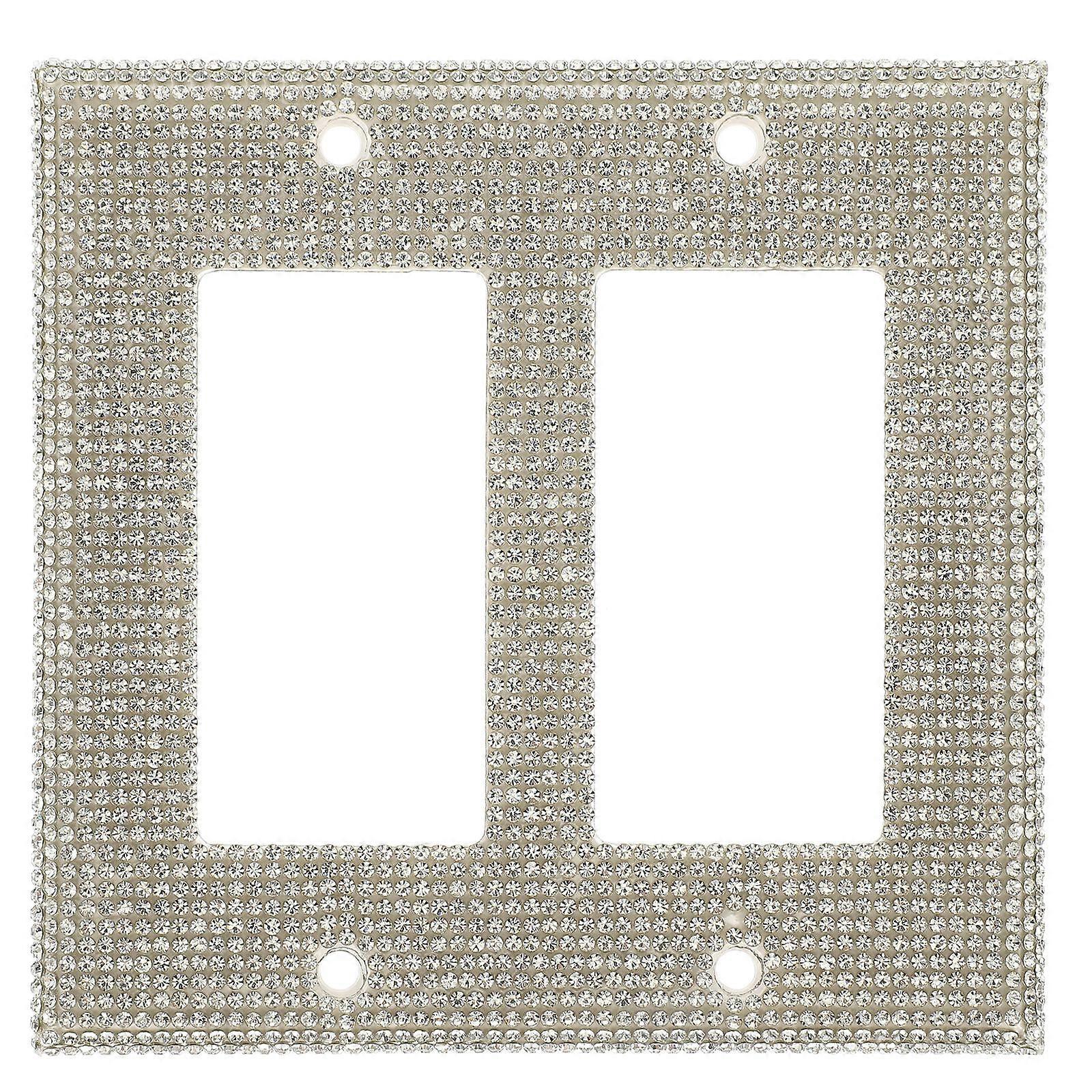 Shiny Socket Panel for Replacement 1Set White Plastic Wall Socket Cover