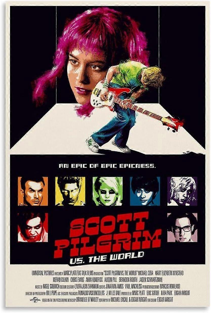 Klassische Scott Pilgrim Holzpuzzles