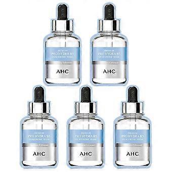 AHC B5 Hydro Repair Mask, Hyaluronsyra Anti-Aging Ansiktsmask Lugnande Cellulosa Hudvårdsmask, 5-pack