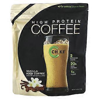 Chike Nutrition, proteinrikt iskaffe, vanilj, 413 g