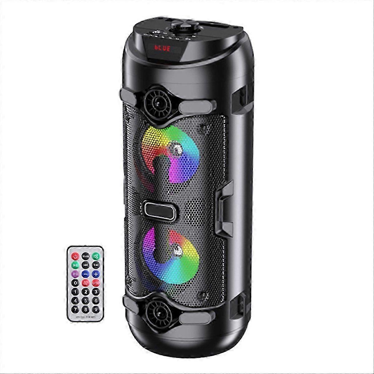 Wireless Bluetooth Column Portable Speaker Big Powerful Speaker QV