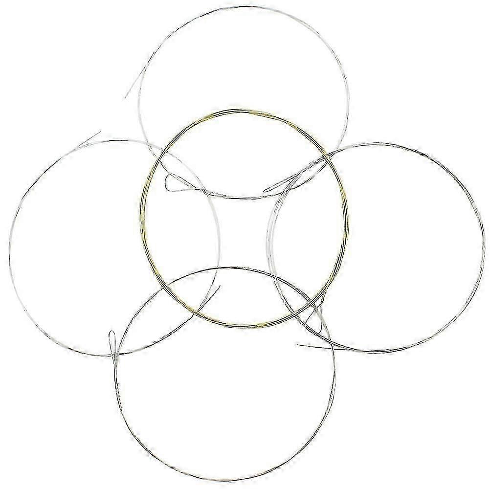 Five-String Banjo Strings Set Alloy Material for String Instrument 5Pcs Sturdy