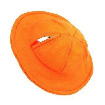 Kleine Haustiermütze, Hasenmütze zur Dekoration, 3-teiliges orangefarbenes Mini-Kostümzubehör