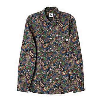 Pretty Green Mens Paisley Long-Sleeved Shirt