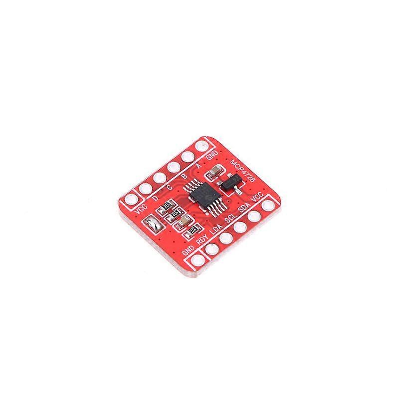 Mcp4728 12-Bit Dac Module 4-Channel Interface Programmable Voltage Reference With Eeprom Storage For Electronics Projects