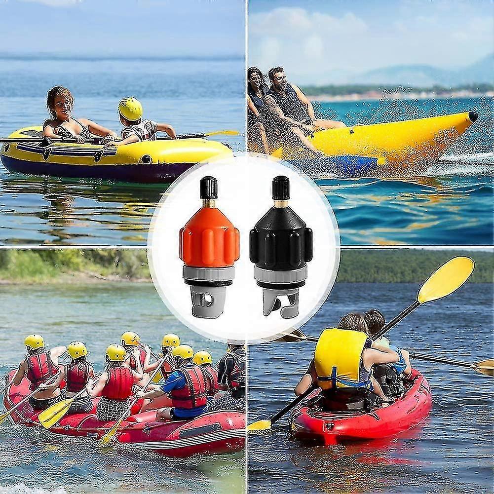 Air Valve Adapter, Multifunction Sup Pump Adapter Orange