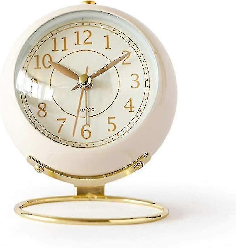 Alarm Clock, Small Quiet Table Clock Classic Retro Alarm Clock