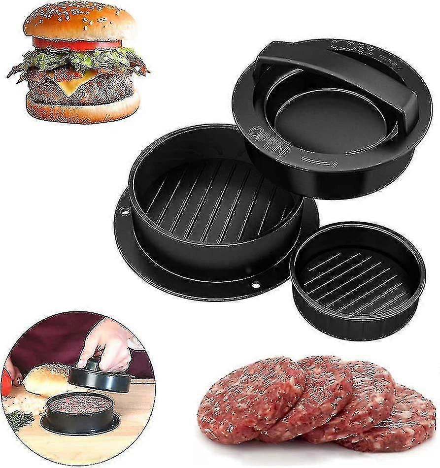 Stuffed Burger Press3 In 1 Hamburger Patty Maker