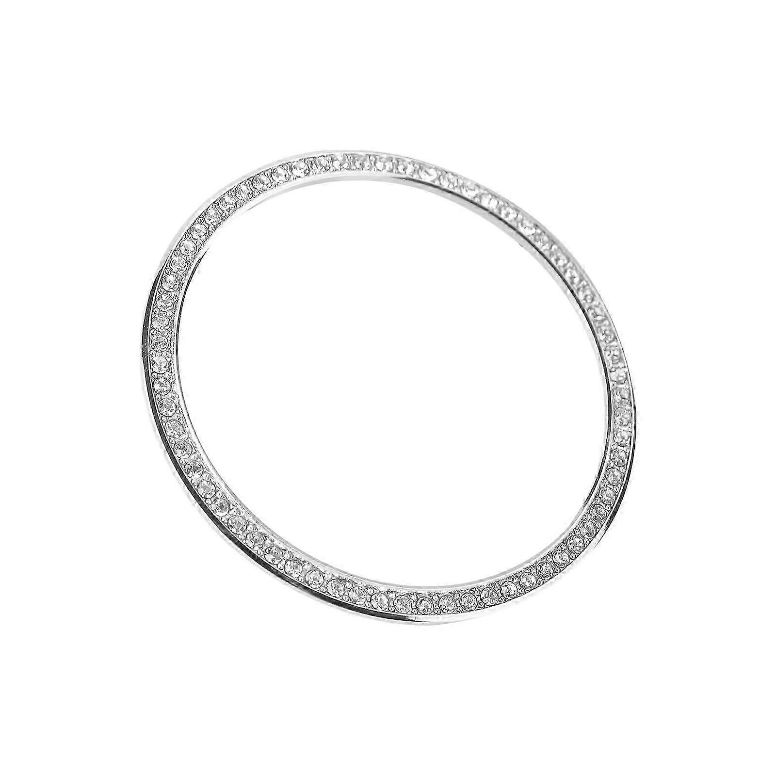 Diamond-Mounted Bezel Ring Smart Watch Collision Protector