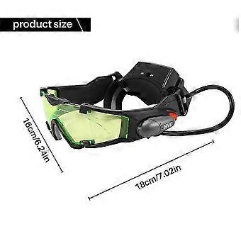 Night Vision Goggles Adjustable Kids LED Night Goggles for Racing Bicycling Hunting to Protect Eyes