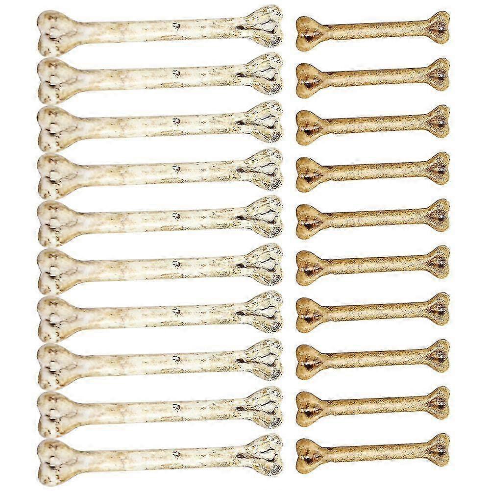 Artificial Bone Decor Multi-Functional Fake Bones DIY Hanging Bone Charm 20Pcs