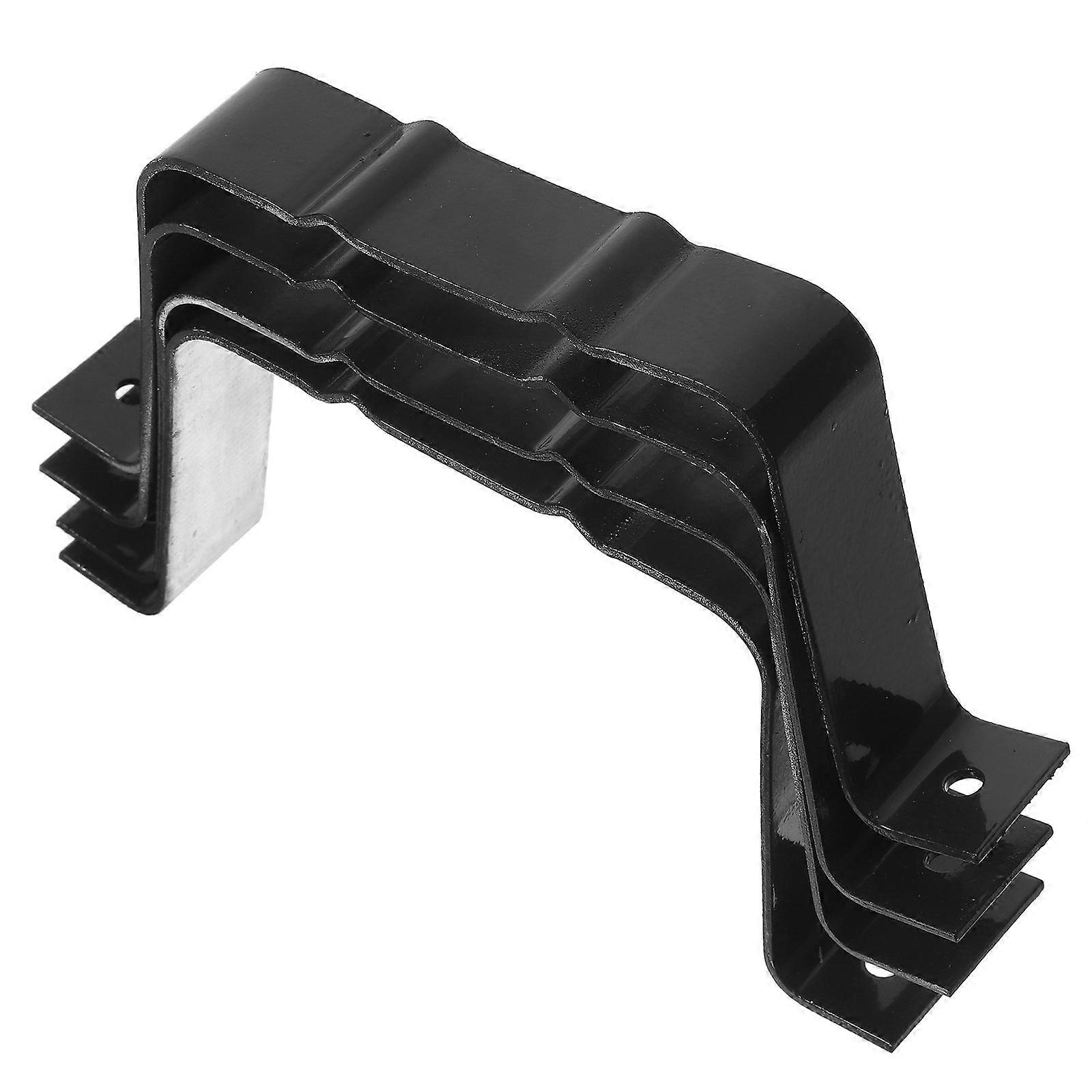 4pcs Gutter Downspout Straps Rain Gutter Downspout Extension Straps Downspout Adapters