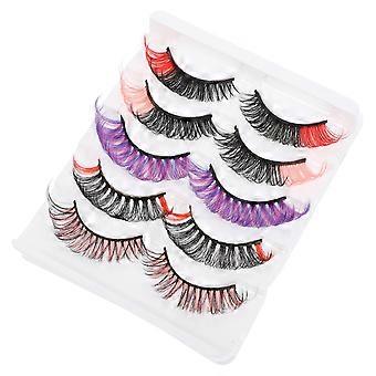 Assorted Color Fake Eyelashes DIY Grafting Eyelashes for Daily Makeup