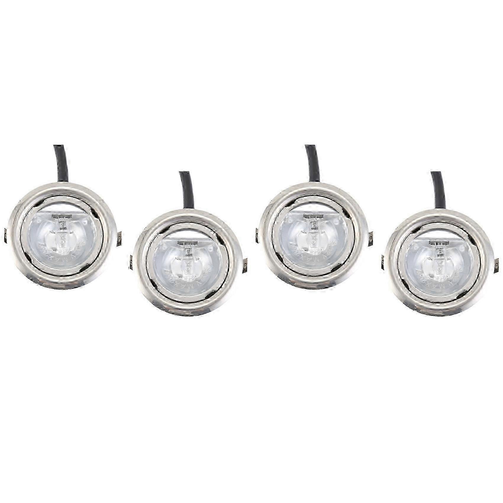 4pcs Halogen Bulbs compatible with Kitchen Hood Light
