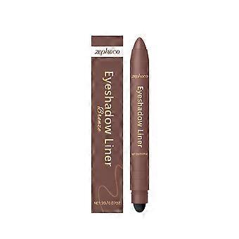 Stylo eye-liner deux en un maquillage des yeux naturel et soyeux contour de la ligne couleur facile à utiliser beauté des yeux bronze2G