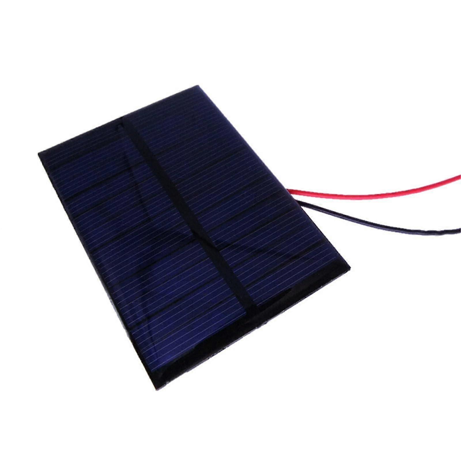 6V Poly Solar Panel, Small, High Efficiency, Long Cable, for DIY Projects & Charging