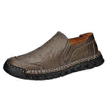 Classic Men/s Leather Casual Shoes High-quality Handmade Soles Versatile Oxford Shoes Comfortable Soft Soled Men/s Walking Shoes