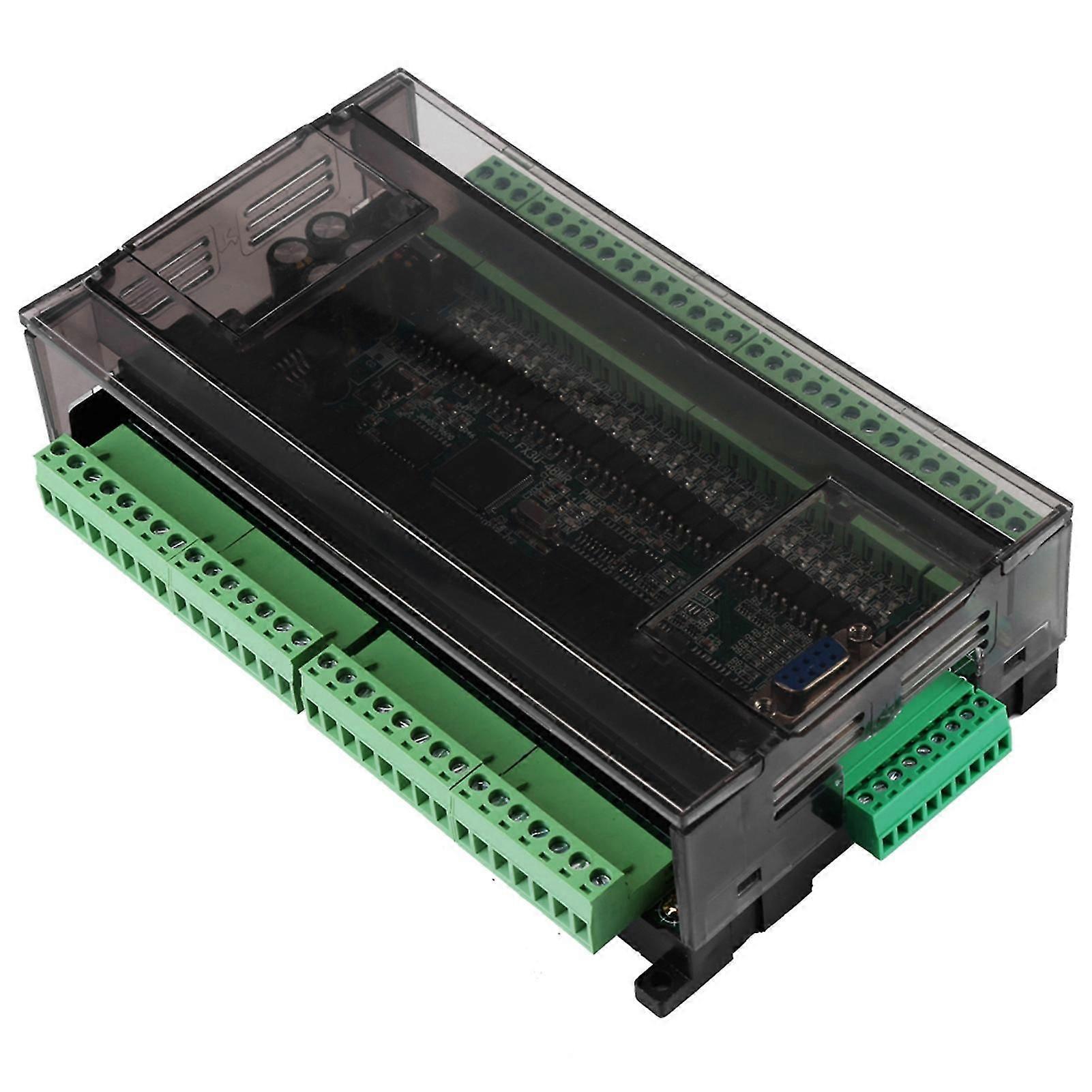 DC24V PLC Programmable Logic Controller Compatible with FX3U-48MR Industrial Control Board