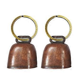 Klarer, klingender Hundehalsband-Anhänger aus robustem Bronzematerial, traditionelles Design für Gartenwanderungen
