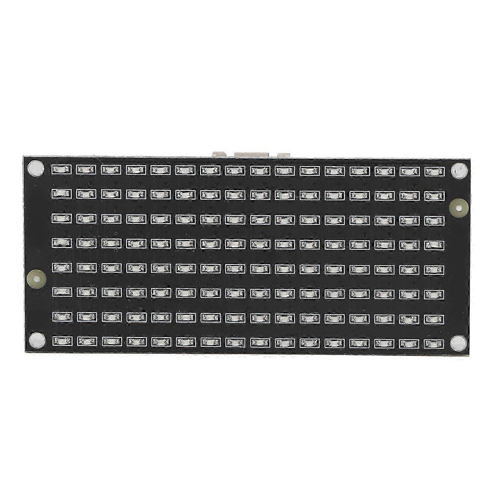 LED Matrix Control Module 8x16 Panel IC2 Communication Display DC3.35V Single Board Computers