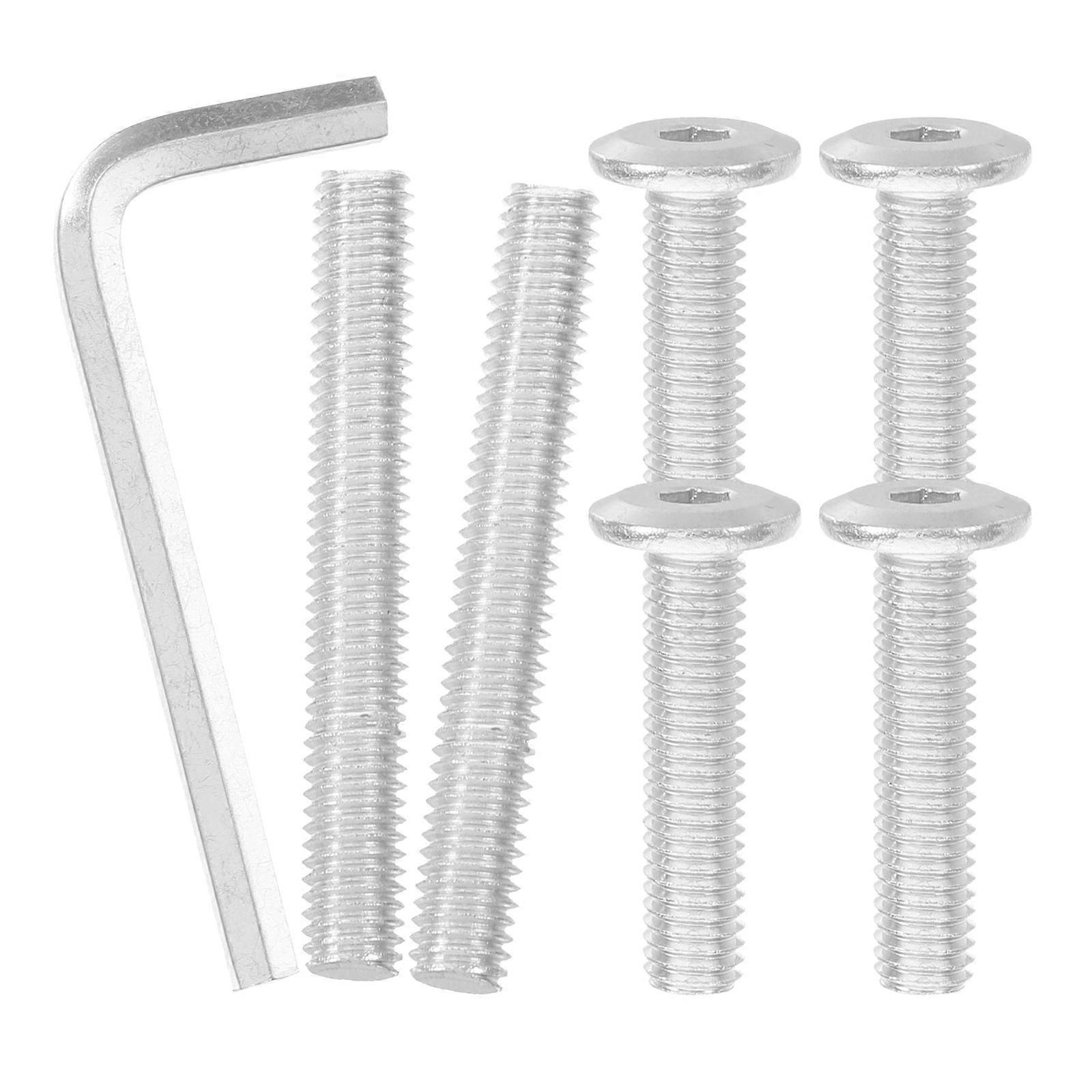 Cat Tree Parts for Stable Connection 5Sets Hex Threaded Screws Silver