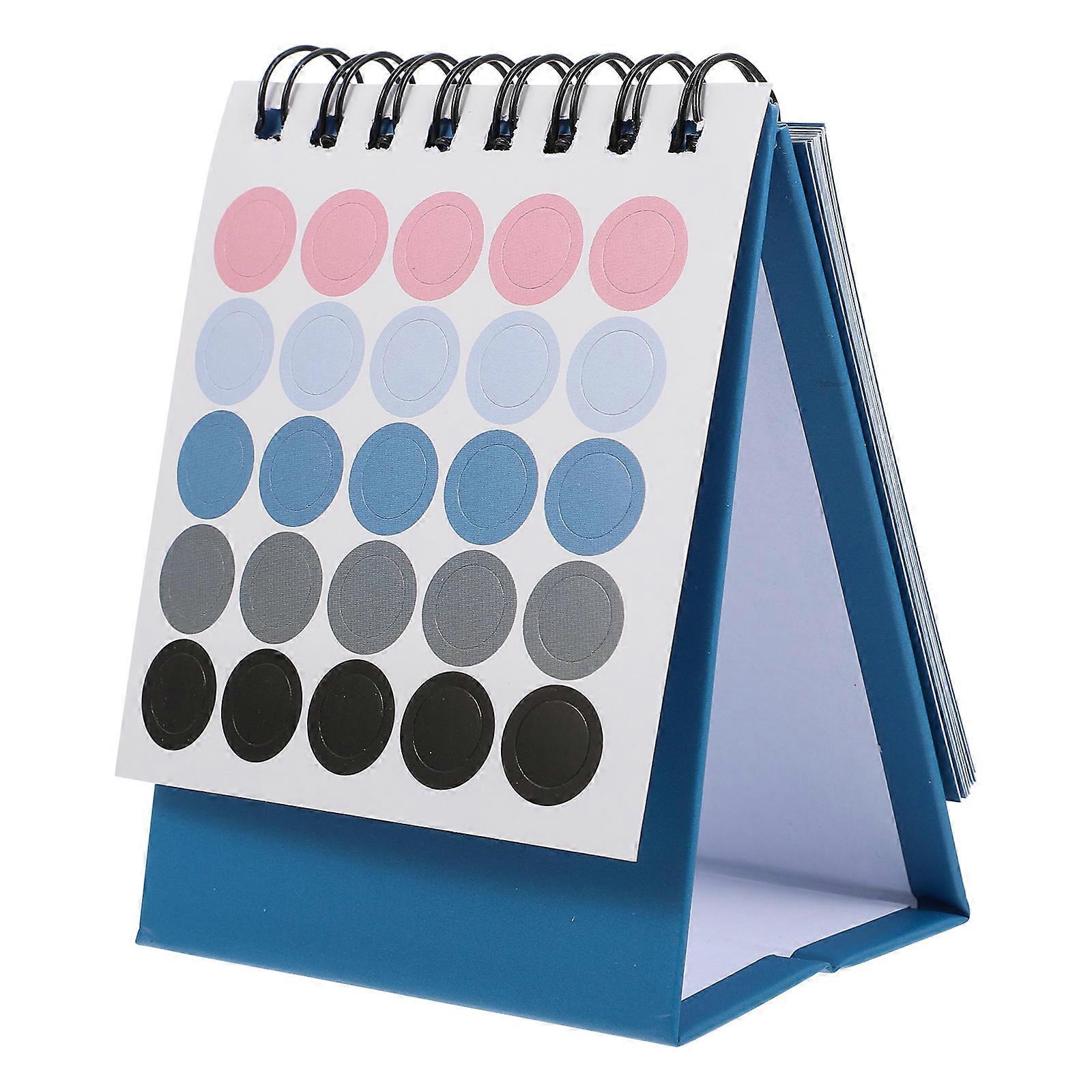 Mini Calendar Schedule Planner for Desktop Use with 5Pcs Pack