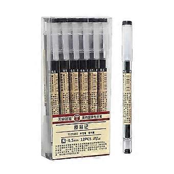 Quick Dry Gel Pens 0.5mm Needle Point For Smudge Free Writing And Note Taking
