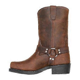 Men's Rev Up Harness Motorcycle Casual Boots Ankle Casual Harness Boot