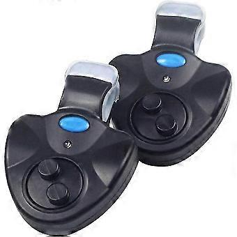 2Pcs Fishing Alert Fishing Bite Alert Sensitive Electronic Fishing Rod Bite Indicator Light Fishing Alert