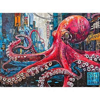 Jigsaw Puzzles for Adults Octopus City HAA220