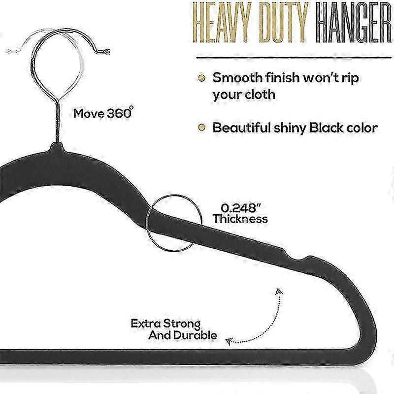 Flocked Non-Slip Slim Hanger