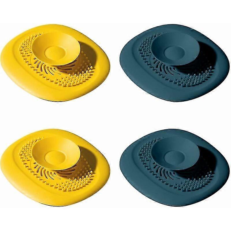 4-Pack Silicone Drain Filter Plugs