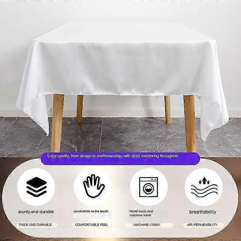 Minimalist Satin Rectangular Table Cloth