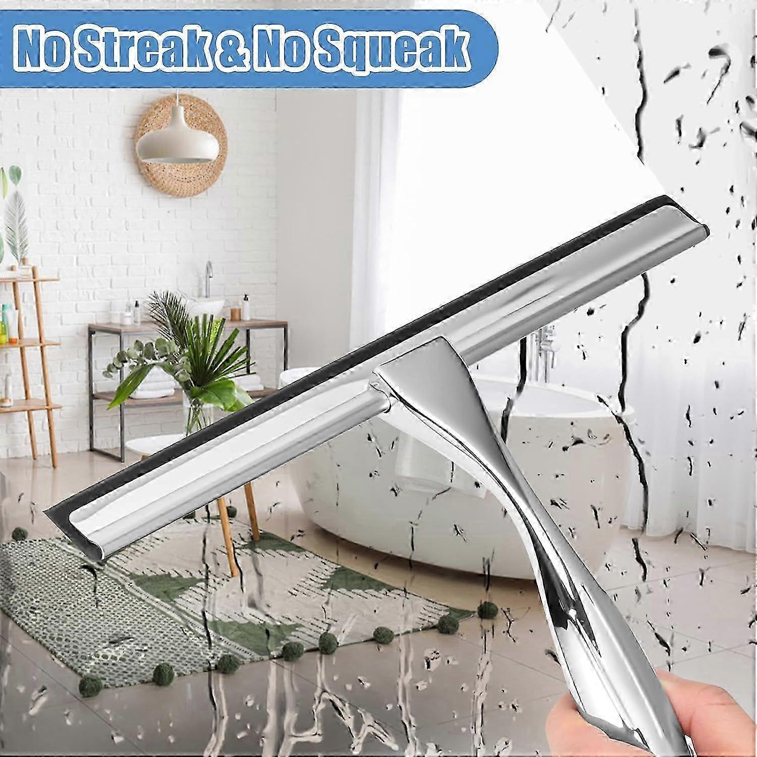 10 Inch Stainless Steel Shower Squeegee