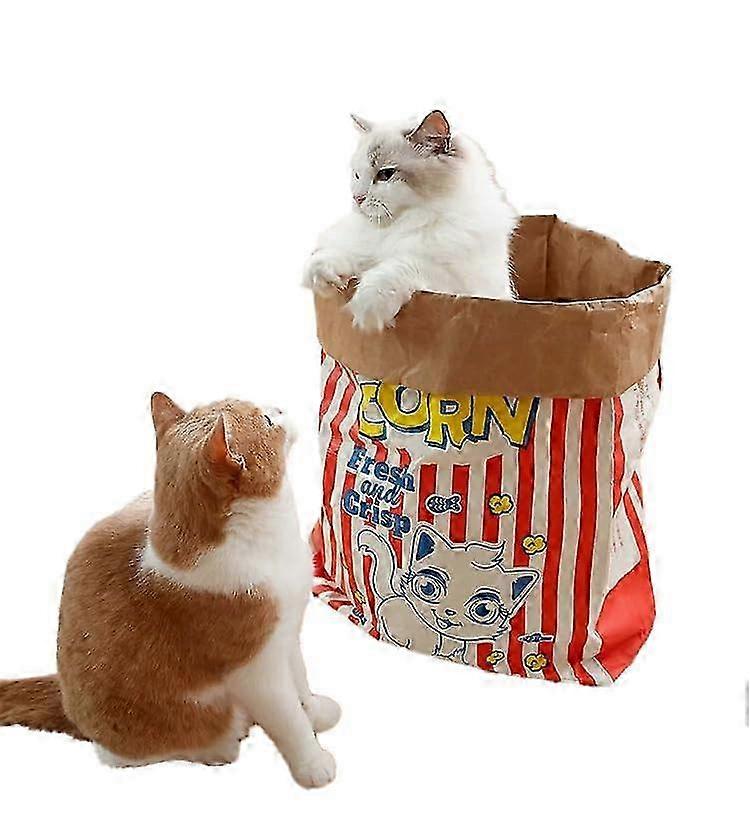 Interactive Crinkle Cat Hideaway Sack