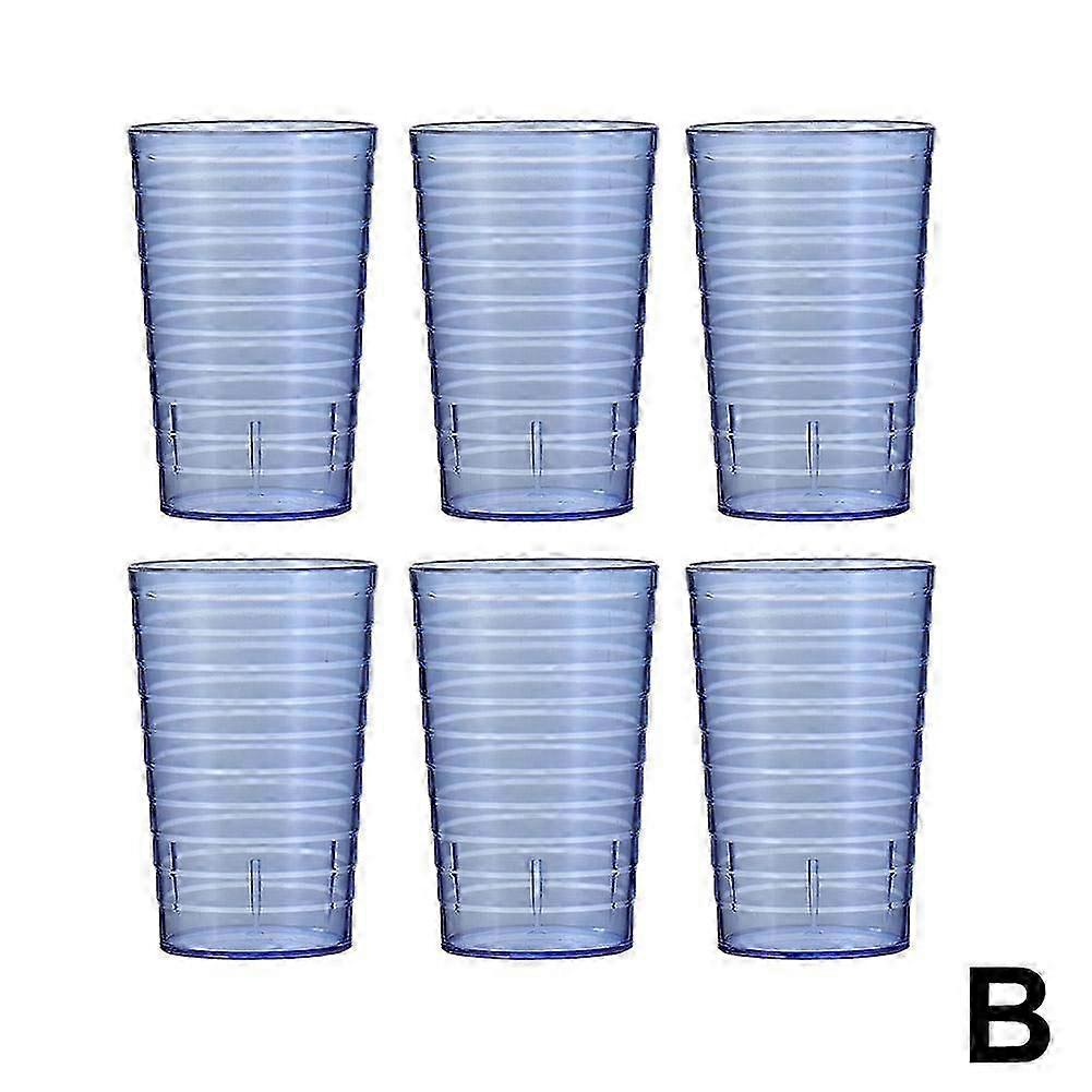 6-Pack 300ml Clear PS Drinking Cups