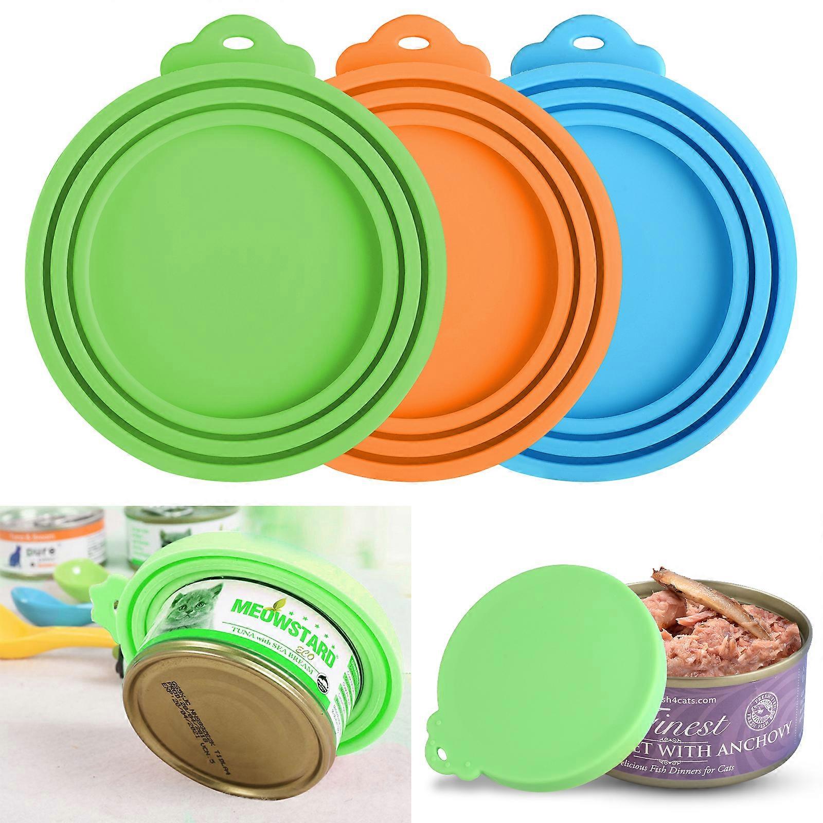 Flexible Silicone Can Lids For Pet Food Storage