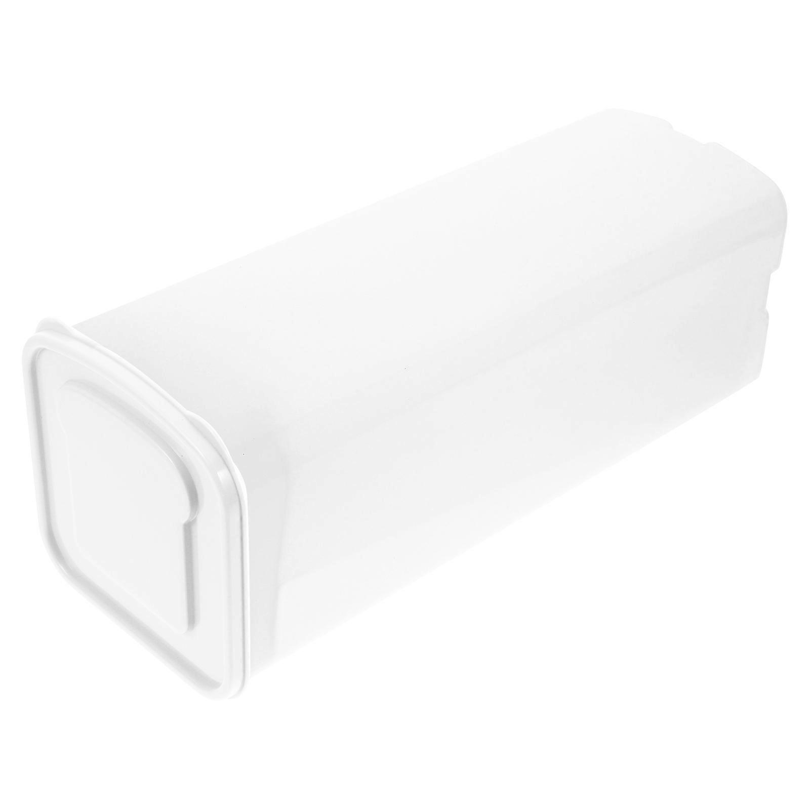 Reusable Bread Storage Container for Bread Keeping with Drawer White