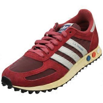 adidas La Trainer Og Mens Fashion Trainers in Maroon