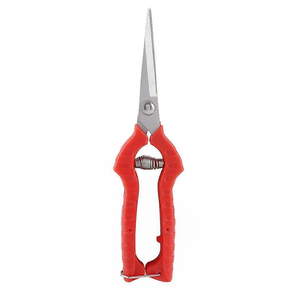 Easy Fruit Picking & Garden Cutting, Hand Pruning Shears, Red Flower Scissors & Pruner, 7