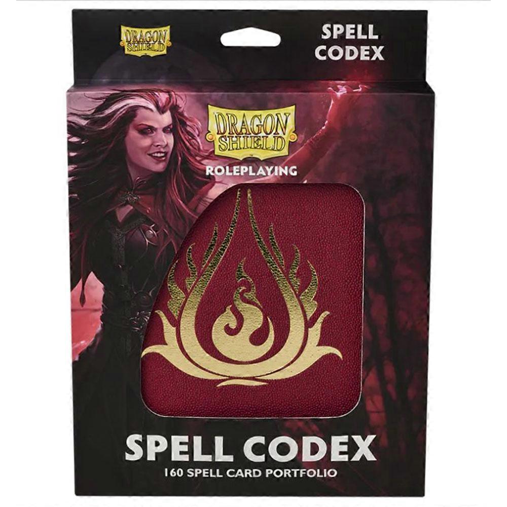 BLOOD RED Dragon Shield Highly Interactive Collectable Roleplaying Spell Codex
