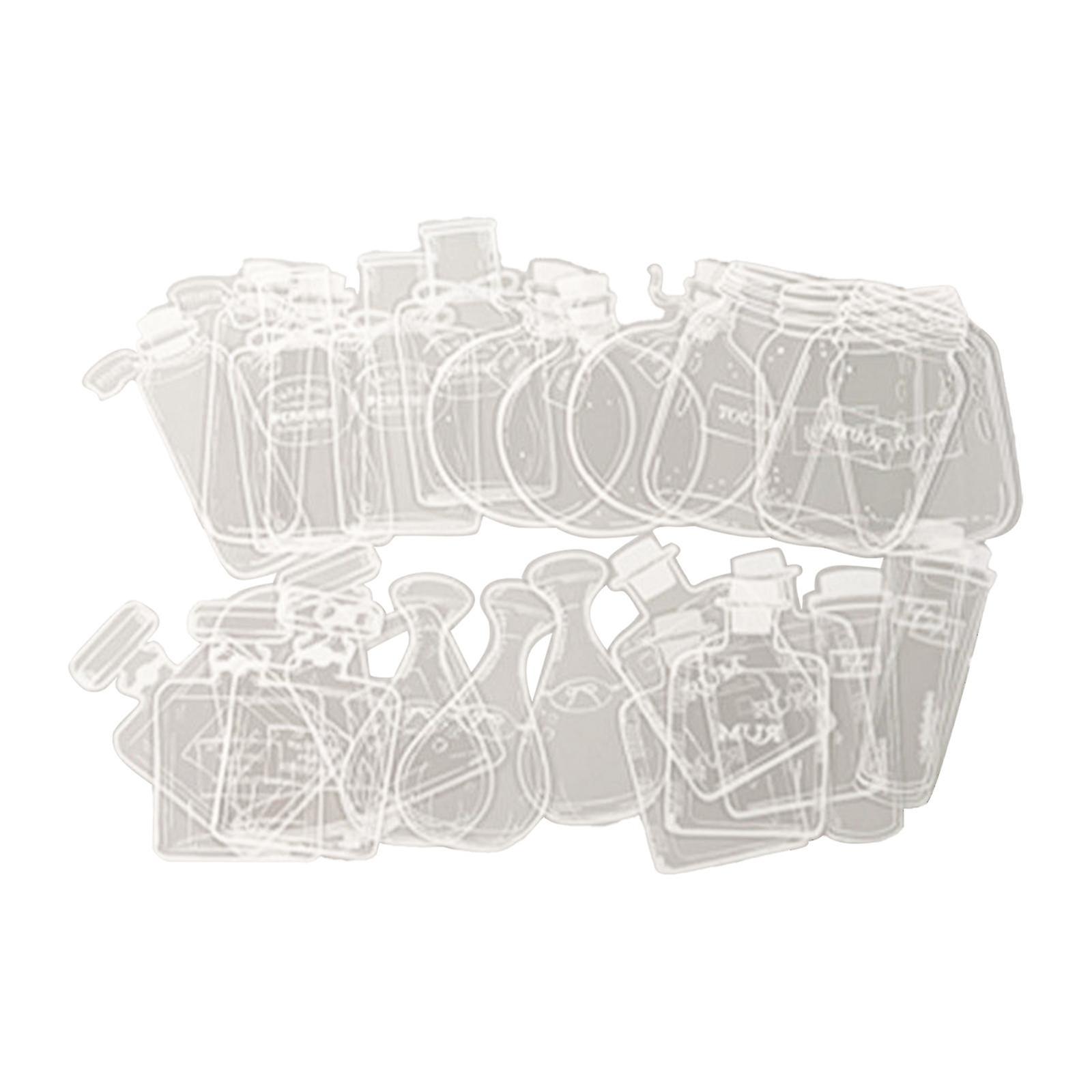 Dried Flower Bookmarks Practical Tool Gift Transparent Beautiful 58cm 812cm Plastic