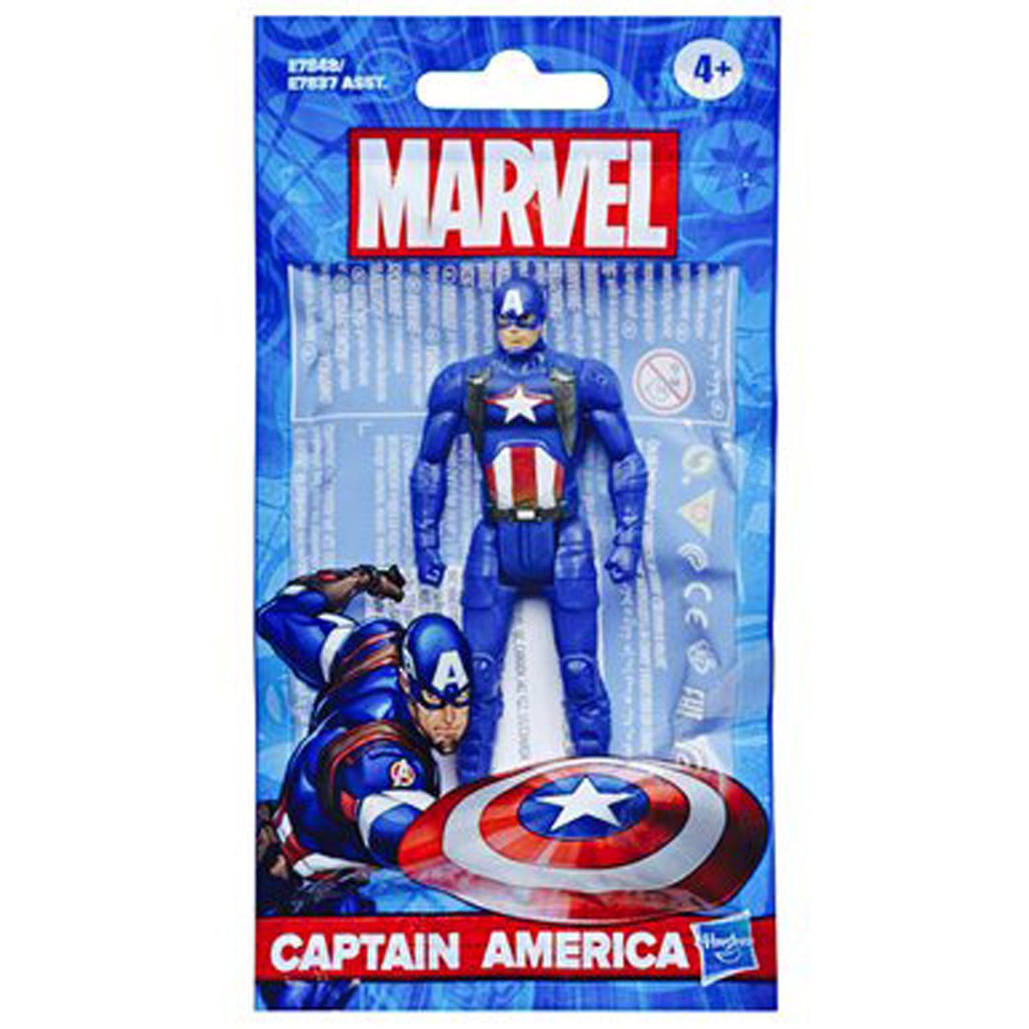 Marvel Captain America Action Figure, 3.75"