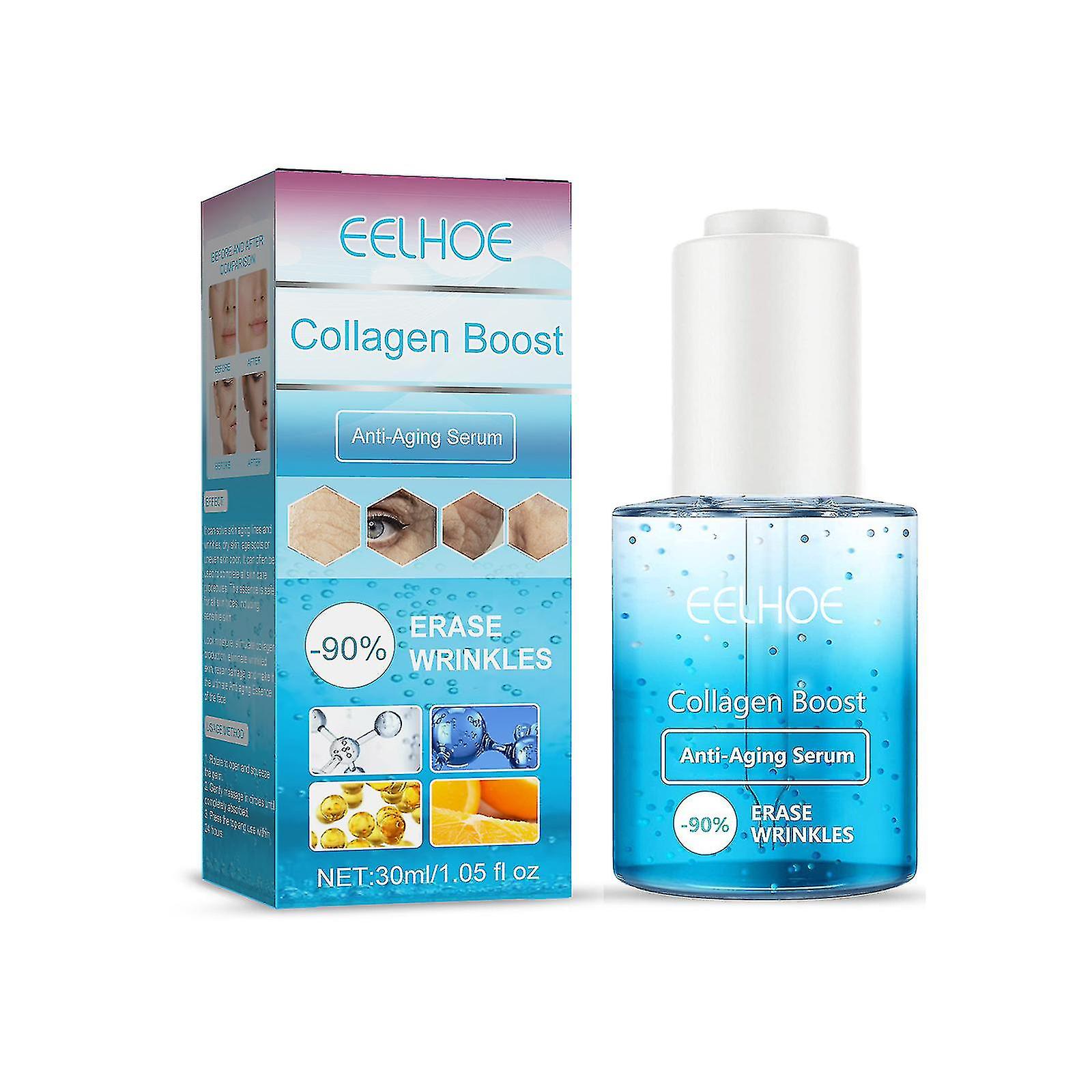 Eelhoe Collagen Enhanced Anti-aging Essence Reverse Recombinant Anti-wrinkle Firming Skin Fading Wrinkle