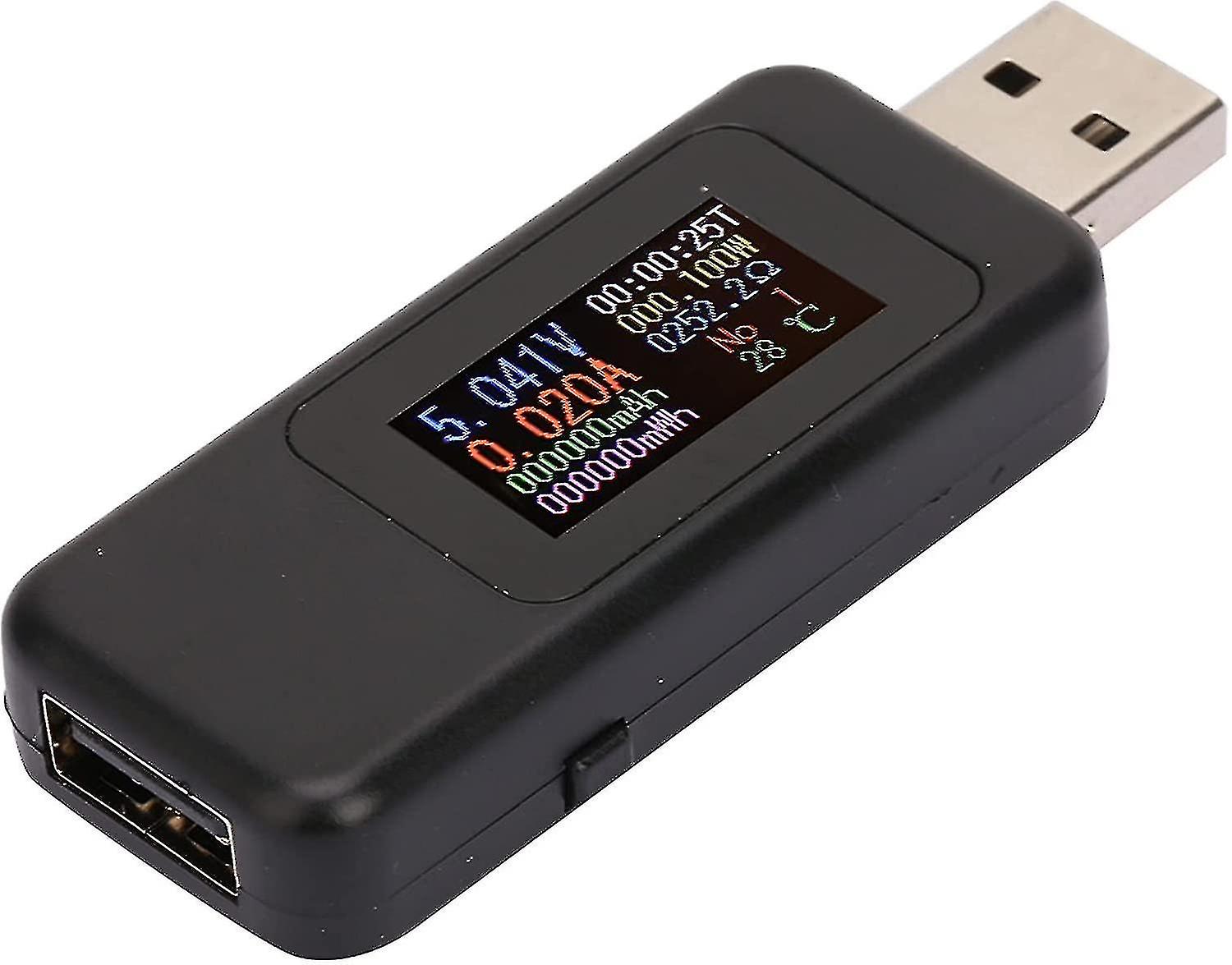 Usb Charger Detector - Lcd Display Tester Usb Charger Detector Digital Voltmeter Ammeter Voltage Meter Dc4-30v(black)